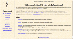 Desktop Screenshot of chirotherapie-informationen.de