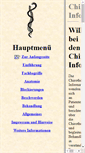 Mobile Screenshot of chirotherapie-informationen.de